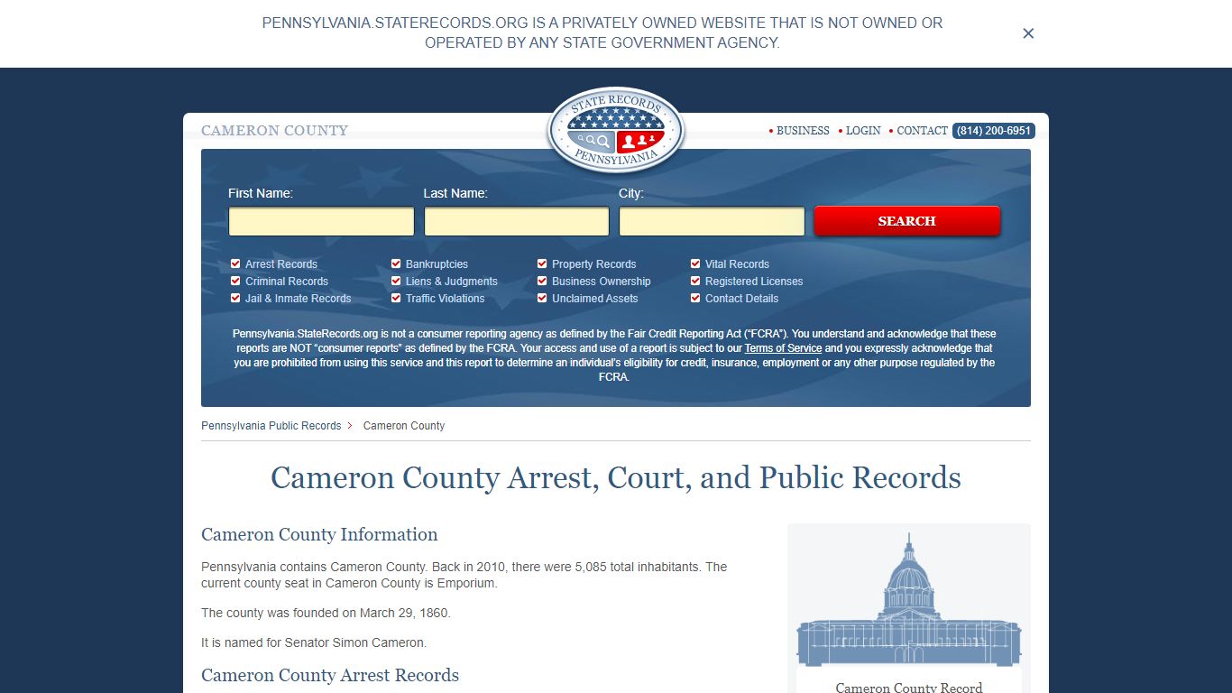 Cameron County Arrest, Court, and Public Records